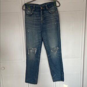 Women's Soorty Sample Blue Vintage 90s Straight Leg Jeans Sz 28/6